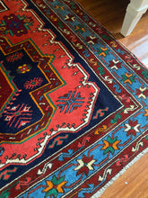 Load image into Gallery viewer, Turkish Caucasian Vintage Area Rug 4’9x7’1