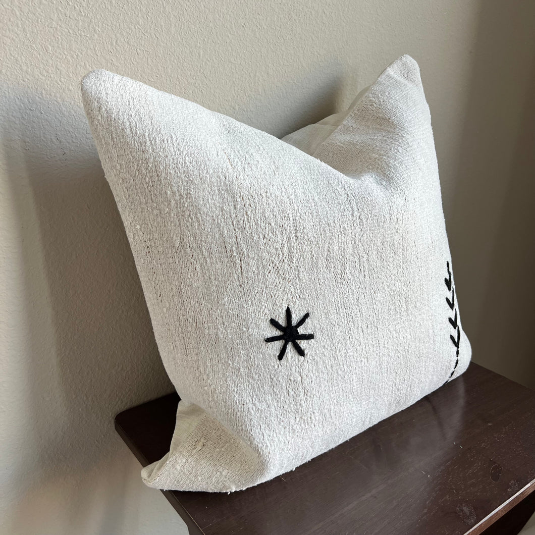 Cotton Hemp Pillow | 20 x 20