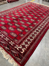 Load image into Gallery viewer, Bukhara rug vintage 11’1 x 6’11