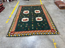 Load image into Gallery viewer, Tribal Vintage Rug 6’4 x 9’2