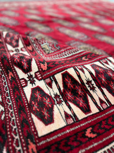 Bukhara rug vintage 11’1 x 6’11