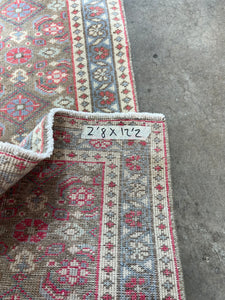 Runner rug 2’8 x 12’2