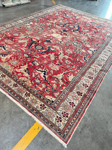 Handmade vintage rug 8’5 x 11’8