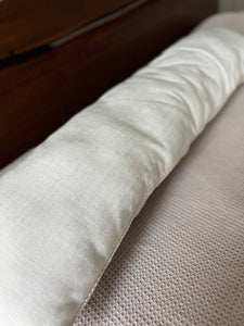 Organic lumbar hemp pillow 12x50