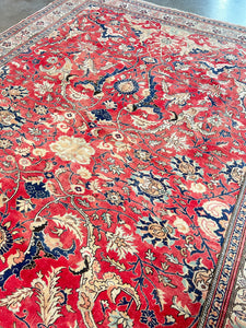 Handmade vintage rug 8’5 x 11’8