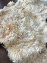 Load image into Gallery viewer, Goat Skin Rug No.1004 3’ x 3’8