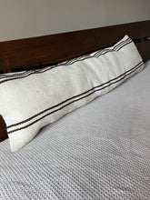 Load image into Gallery viewer, Organic lumbar hemp pillow 12x50