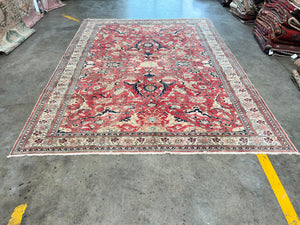 Handmade vintage rug 8’5 x 11’8