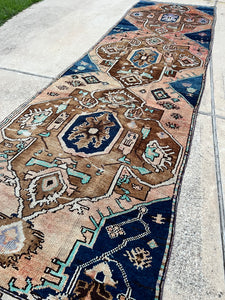 Vintage runner rug 4’7x15’3