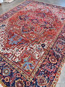 Antique Heriz Rug 11’6 x 8’6