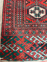 Load image into Gallery viewer, Bukhara old vintage rug | 7x11’4