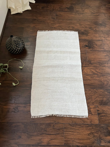 Cotton hemp doormat 1’8x3’4