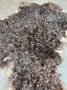 Goat skin rug 3’4x2’7