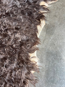 Goat skin rug 3’4x2’7