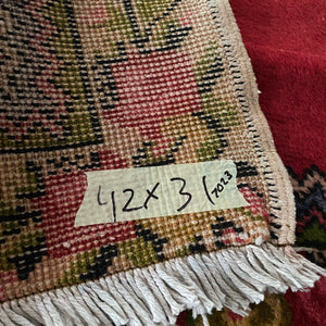 Turkish nomadic vintage rug 2’7x3’6
