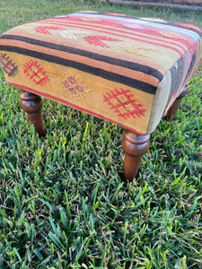 Handmade footstool 17”x18”x15”(height)