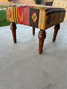 Handmade footstool 17”x18”x15”(height)