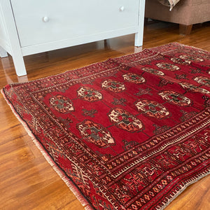 Vintage Bukhara rug | 3’3x4’7
