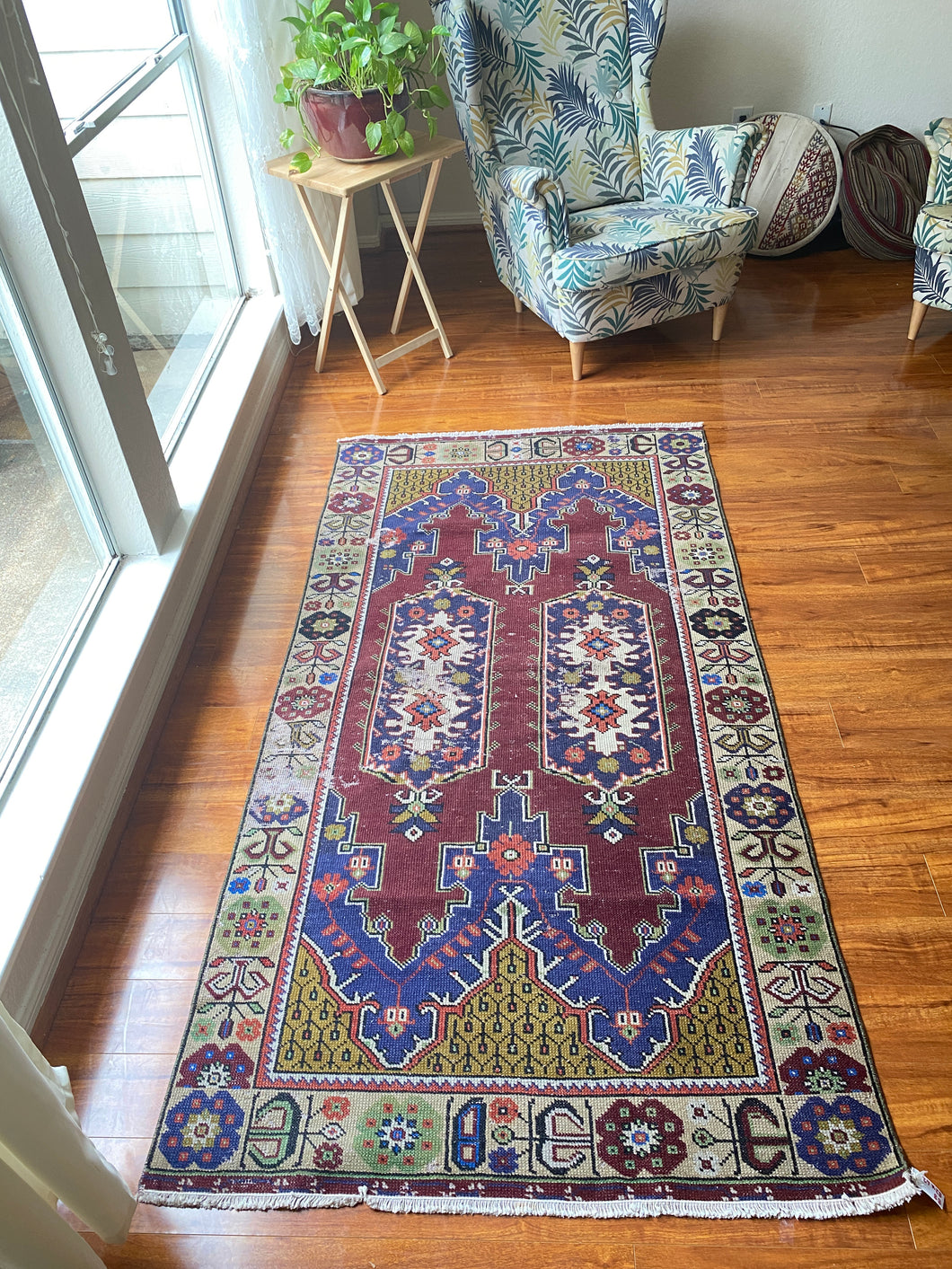 HANEY | Turkish Vintage Handknotted Rug 6’10x3’6