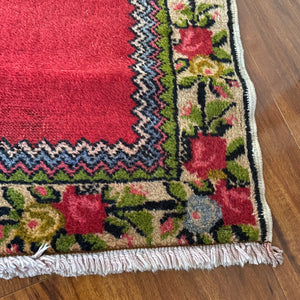 Turkish nomadic vintage rug 2’7x3’6