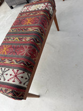 Load image into Gallery viewer, Handmade bench/ ottoman (18x43, height 20”)