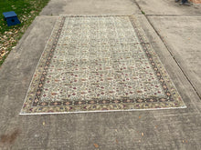 Load image into Gallery viewer, SELEN | Vintage handknotted Neutral Oushak Area rug