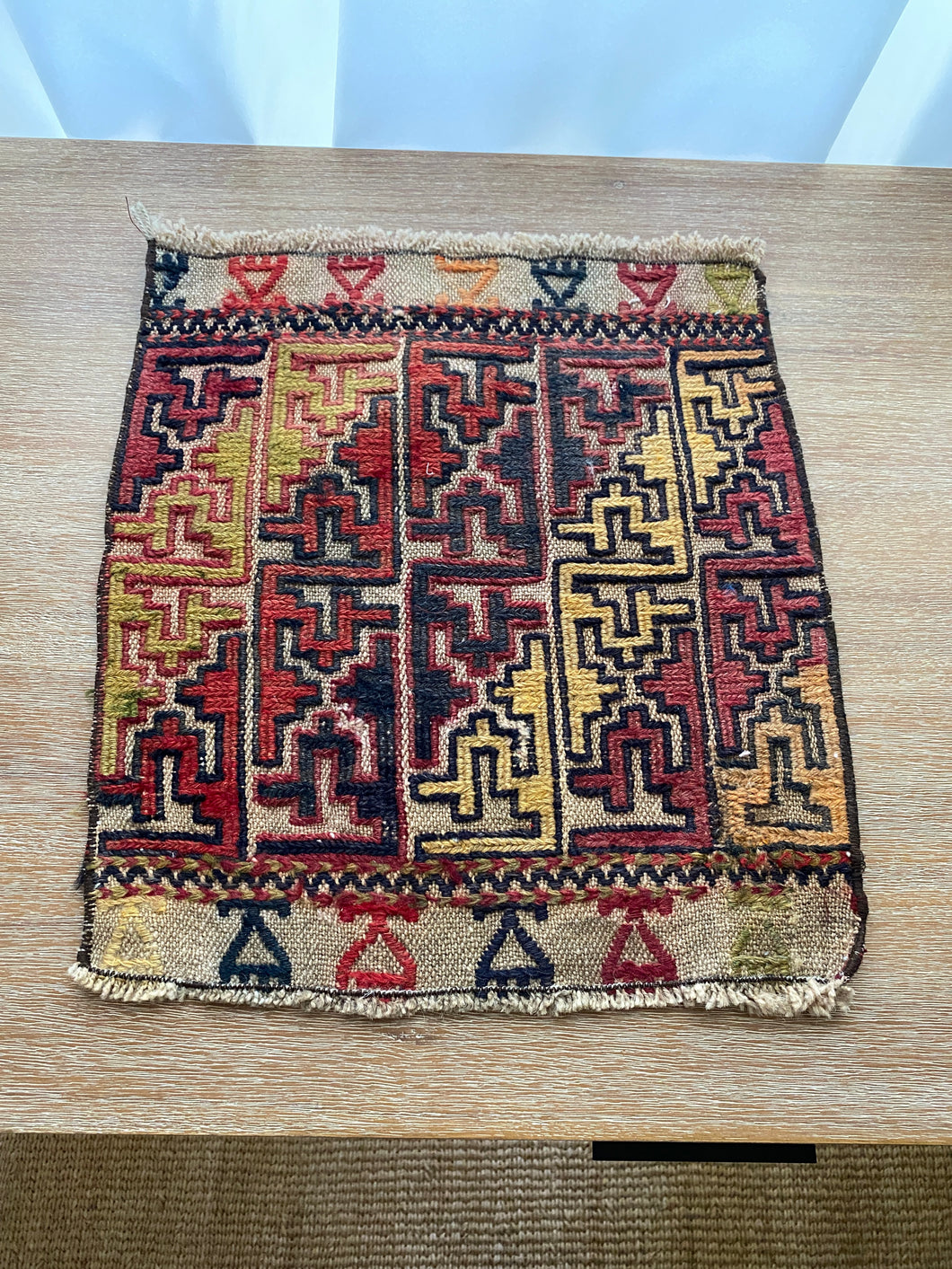 Turkish Handknotted Small Rug | 16”x18”
