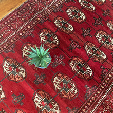 Load image into Gallery viewer, Vintage Bukhara rug | 3’3x4’7