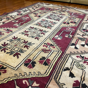 MILA | Turkish Vintage Milas rug 4’x6’7