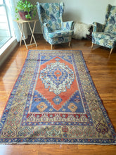 Load image into Gallery viewer, TIFFANY | Turkish Vintage Handknotted Rug 7’8x4’6