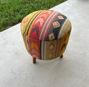 Handmade footstool/ottoman 18”x18”x18”